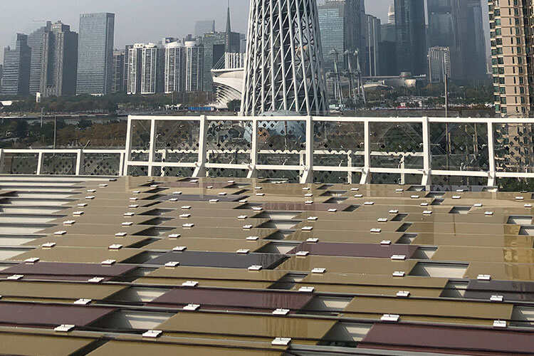 Cadmiumtellurid-BIPV-Projekt des Guangzhou Art Museum 