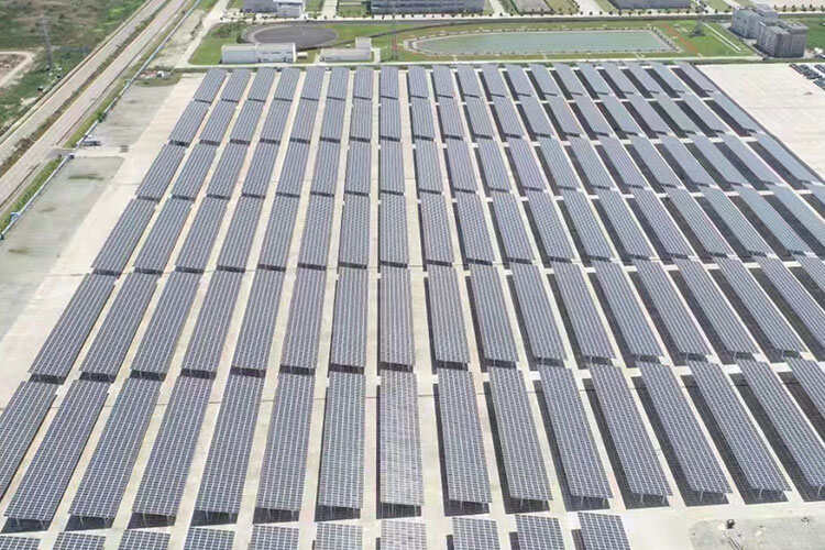 Photovoltaikprojekt Phase III des SAIC Volkswagen-Werks in der Bucht von Hangzhou 